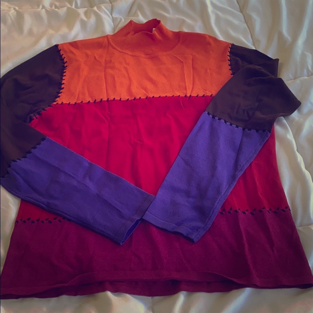 ColorBlock Sweater NEVER WORN